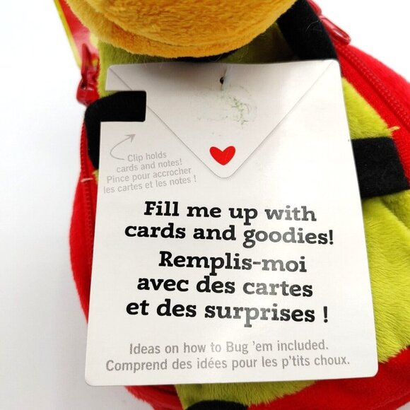 Hallmark Collectible Love'em Bug 'em" Ladybug Bag Pouch Plush NEW - Picture 5 of 5